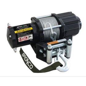 ATV Gervė Bronco GEN II Winch 4500 Wire 4500lbs 2040kg Plieninis Trosas