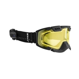 CKX Airflow 210° Goggle heated black matt / yellow lens