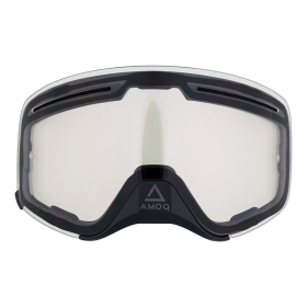 AMOQ Vision Vent+ Magnetic Motocross / Snow Goggles Dual Lens HEATED Clear