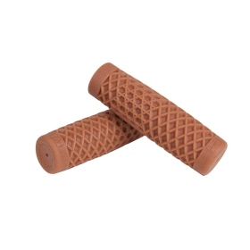 ODI "Vans Cult V-Twin Grips Full Waffle" rankenos - smėlio spalvos 25,4mm