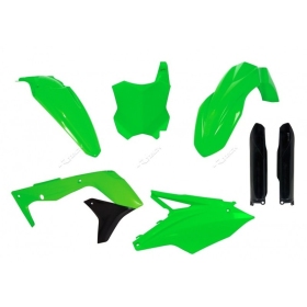 RACETECH Plastic Kit Kawasaki KX450F Neon Green