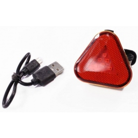 REAR LIGHT 1 LED 120LM 7 FUNCTIONS