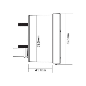 KOSO D75 Speedmeter