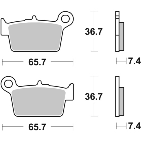 Sbs Brakepads 861HF Ceramic BETA