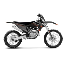 BLACKBIRD Mat juodas pilnas grafikos rinkinys KTM SX/SX-F