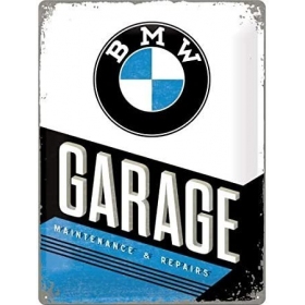 Metal tin sign BMW GARAGE 40x60