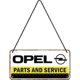  Metal tin sign OPEL PARTS & SERVICE 10x20