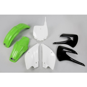 UFO Plastic Kit Black Kawasaki KX85 01-13