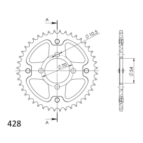 Supersprox Stealth Rear sprocket Gold 42t