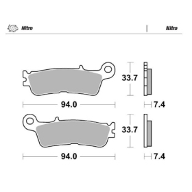 Moto-Master Brakepads Yamaha/ Fantic