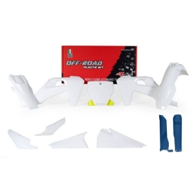 RACETECH Plastic Kit HUSQVARNA FC/ FX/ TC/ TX 2019-2022 White/ Blue