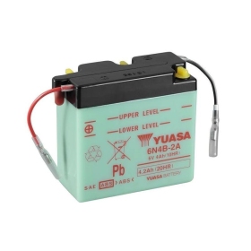 YUASA Battery Conventional without Acid Pack - 6N4B-2A 6V 4.2Ah