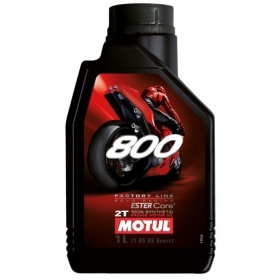 MOTUL 800 FACTORY LINE ROAD RACING SYNTHETIC ENGINE OIL 2T 1L