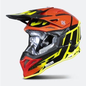 Helmet Just1 J39 Poseidon Fluo Yellow/Red/Black 