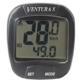 Bicycle speedometer VENTURA X 10 functions