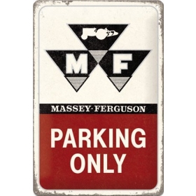 Metal tin sign MASSEY FERGUSON PARKING ONLY 20x30