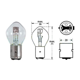 Bulb 6v 15/15w Ba20d