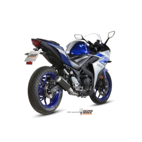 MIVV MK3 Full Exhaust System Carbon YAMAHA YZF-R3, R3, MT-03