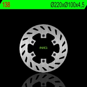 NG BRAKES 138 galinis fiksuotas stabdžių diskas KAWASAKI KDX / KLX / KX 125-500 88-06