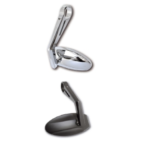 SHIN YO Ferrara Handlebar End Mirror Chrome (1pc)