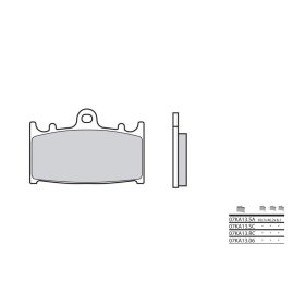 BREMBO Street Sintered Metal Brake pads HUSABERG / KAWASAKI / SUZUKI