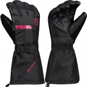 Scott Roop Snowmobile Gloves Black/Pink