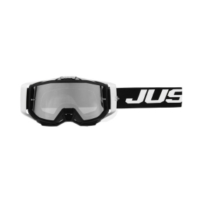 Just1 Iris 2.0 Goggle White - Black Mirror Silver Lens 