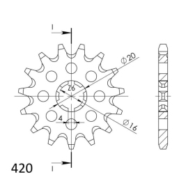 Supersprox / JT Front sprocket 546.15