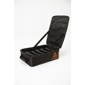 AMOQ Hardshell Goggle Bag Black/Orange