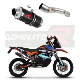 Exhaust kit Dominator GP1 BLACK KTM 790 Adventure / R 2019-2020