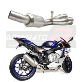 Exhaust pipe Dominator Eliminator Decat EX YAMAHA YZF R1 / R1M 1000 RN 32 2015-2016