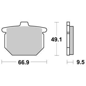 Sbs Brakepads 517HF Ceramic HONDA