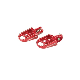 SCAR Evo Footpegs GasGas EC, MC/ Husqvarna FC, FE, TC, TE/ KTM SX, EXC, EXC-F, SX-F 85/500cc 18-24 Red