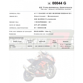 Exhaust silencer Dominator OV EU APPROVED SUZUKI V-STROM 1050 / XT 2020-2022