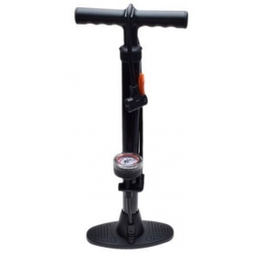 Floor bicycle pump with manometer
