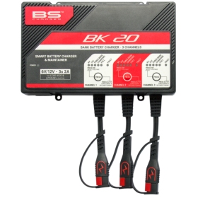 BS BATTERY BK20 Smart Battery Charger -6V/12V 3x2A