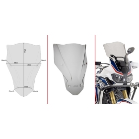 Givi windscreen, smoked HONDA CRF1000L 16-19