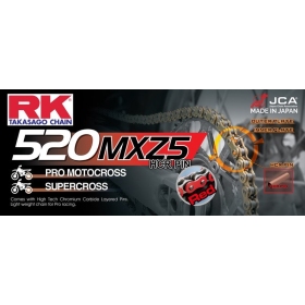 Chain RK Japan GB520MXZ5 Offroad Pro 96 links Red