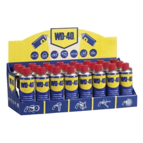 WD-40 demonstracinė dėžutė su universaliais alyvos purškikliais 24 x 400 ml