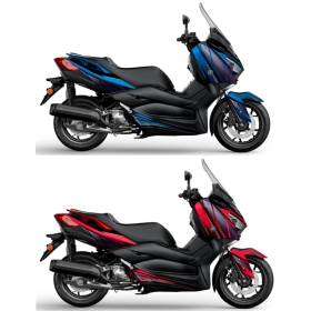 KUTVEK grafikos lipdukų komplektas mėlyna/juoda Yamaha X-Max 400