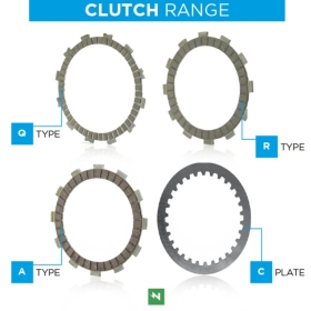 NEWFREN Standard Friction Clutch Plates Kit HONDA CBR 600 F 1999-2001