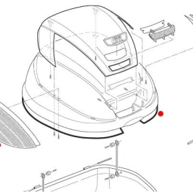 Givi Z159R daiktadėžių tarpinė