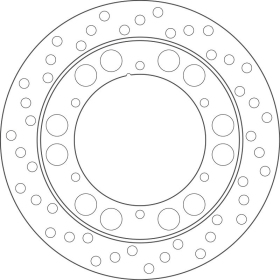 GOLDFREN Brake disc front / rear Yamaha