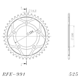 Supersprox / JT Rear sprocket 898.37 37t