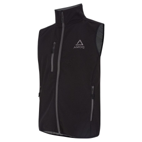 AMOQ Race Softshell Vest Black