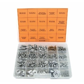 BOLT Mixed Euro Screws Assortment 336 pièces