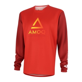 AMOQ Ascent Comp Off Road Shirt Red / Dark Red