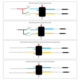 HIGHSIDER Electronic Two Channel Relay 6-14V INDIAN CHALLENGER DARK HORSE, CHIEF CLASSIC, CHIEF DARK HORSE, CHIEFTAIN, FTR, ROADMASTER CLASSIC, ROADMASTER, SCOUT BOBBER TWENTY, SCOUT BOBBER, SCOUT SIX