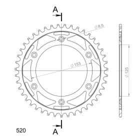 Supersprox / JT Rear sprocket 210.43 43t