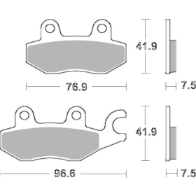 Sbs Brakepads 955HS Sintered KAWASAKI